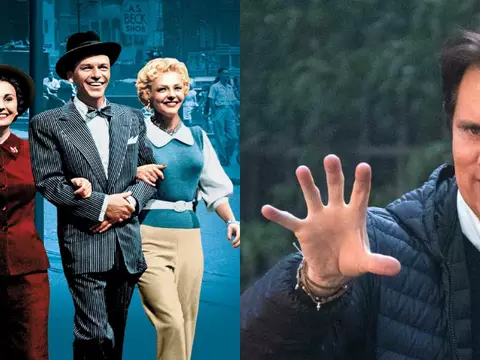 Imagem de Garotos e Garotas, de 1955, e do cineasta Rob Marshall