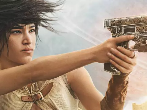 Sofia Boutella em cena de Rebel Moon (Reprodução)