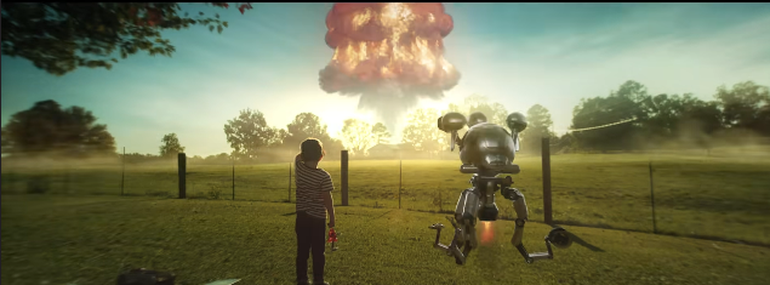 Imagem de trailer de live-action de Fallout criado por fãs