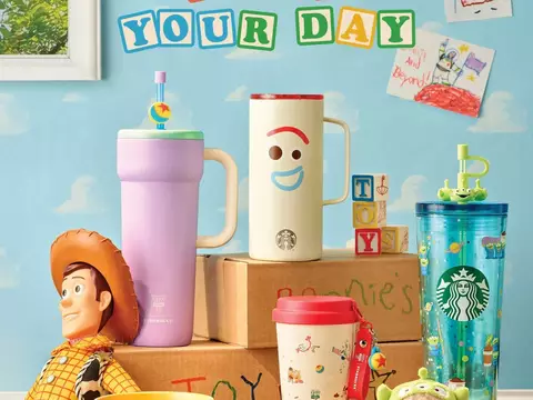 Starbucks da Coreia do Sul anuncia colaboração com Toy Story; veja