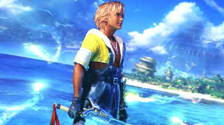 Tidus em Final Fantasy X.