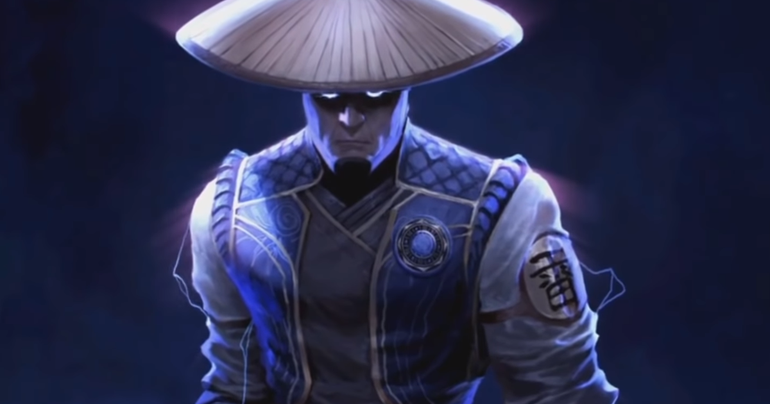 Raiden em cenário vazio.