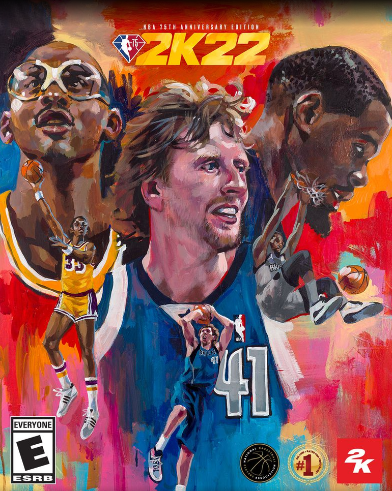NBA 2K22 edição de aniversário.