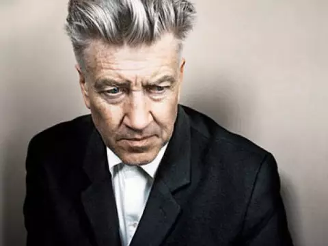 David Lynch na divulgação do Crazy Clown Time (Reprodução)