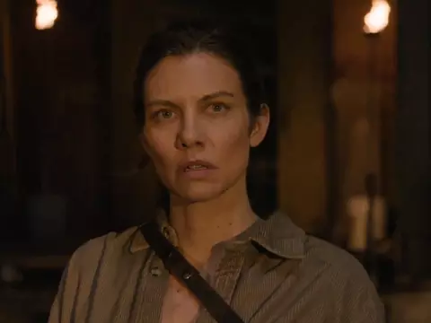 Lauren Cohan, como Maggie Greene, em cena de The Walking Dead: Dead City 