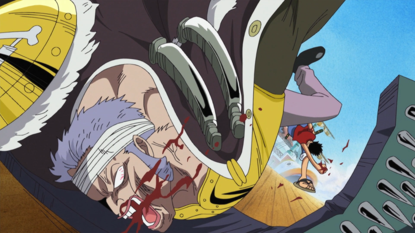 Luffy é muito determinado Luffy vs Don Krieg parte 2 #animebrasil