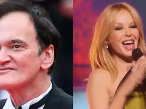 Quentin Tarantino é visto gravando no País de Gales com Kylie Minogue