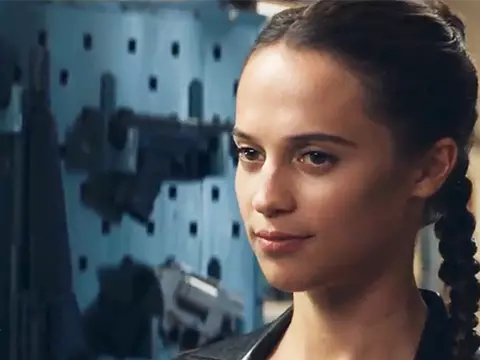 Alicia Vikander em Tomb Raider: A Origem
