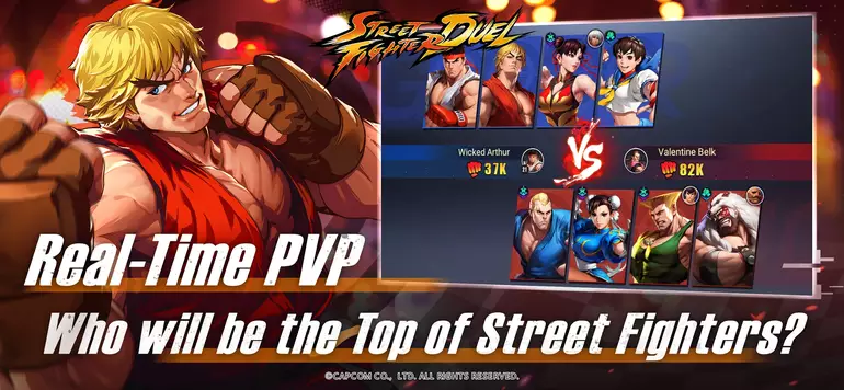 Street Fighter: Duel, RPG lançado apenas na China, chegará agora