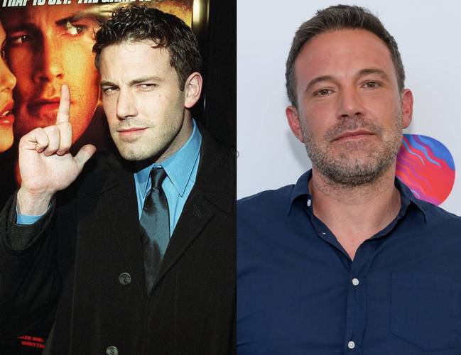 Ben Affleck em 2000 e 2020