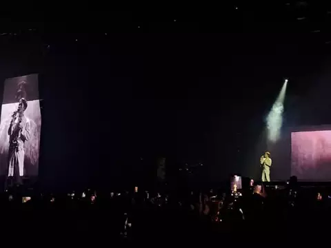 Jackson Wang em show no Suhai Music Hall, em São Paulo (Caio Coletti/Omelete)