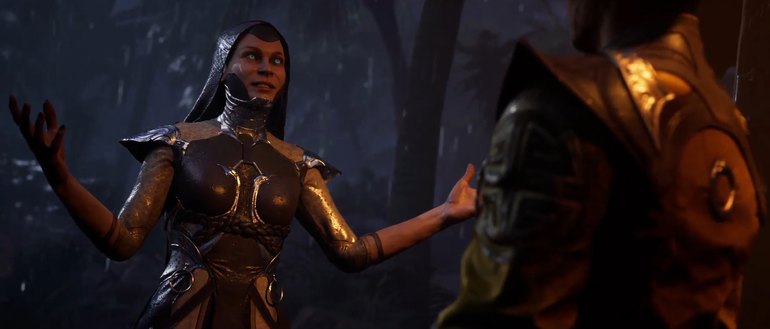 imagem de gameplay de kronika em mortal kombat 1