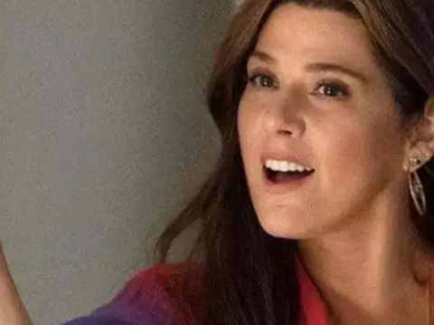 Maria Tomei como tia May em cena de Homem-Aranha: Sem Volta Para Casa (Reprodução)