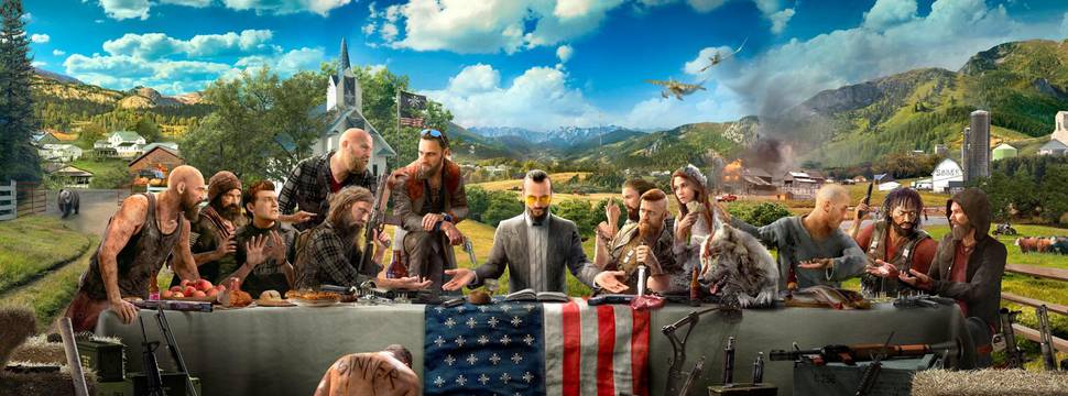 Novo Far Cry 5 revela primeira imagem oficial com vilões do jogo