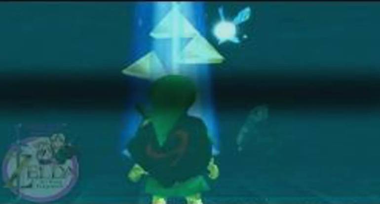 Imagem da Triforce em Ocarina of time