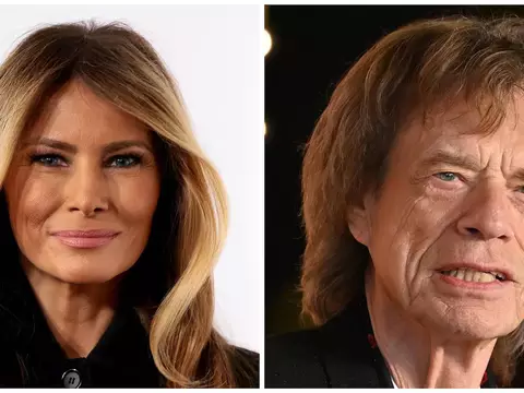 Melania Trump e Mick Jagger