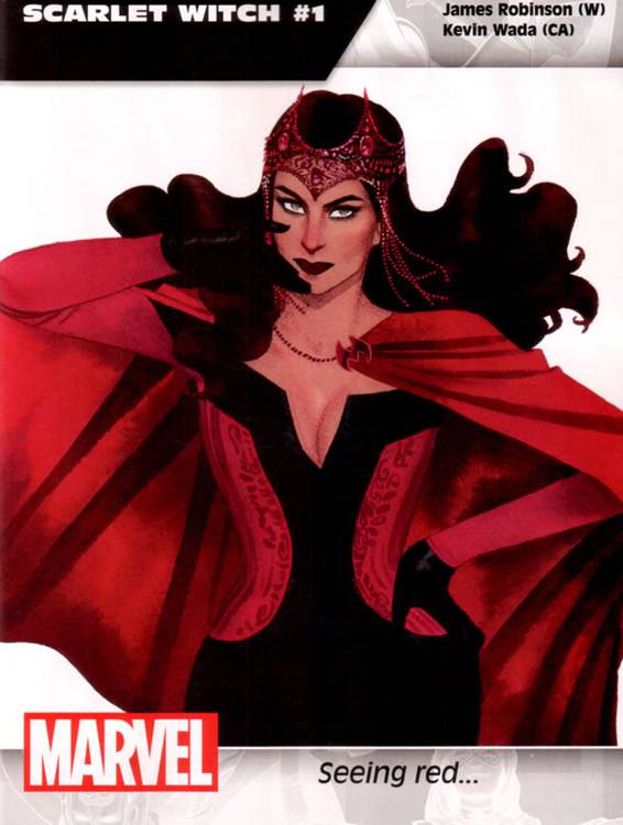 WOMEN OF MARVEL #1 Capa e capa - Scarlet Witch BR