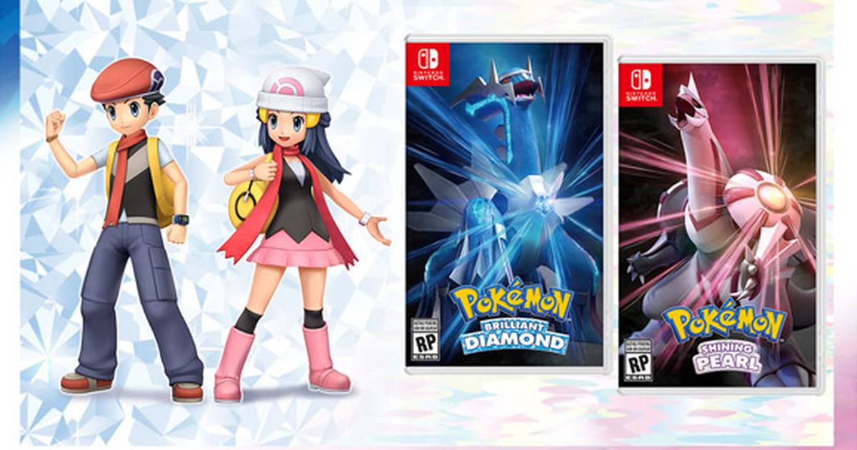 Pokémon Brilliant Diamond & Pokémon Shining Pearl  Saiba quais os  monstrinhos exclusivos de cada versão - NintendoBoy