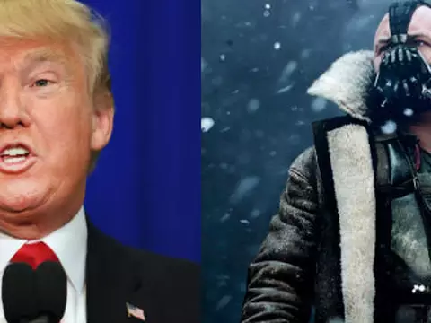 Donald Trump repete frase do vilão de Batman: o Cavaleiro das Trevas Ressurge durante cerimônia de posse