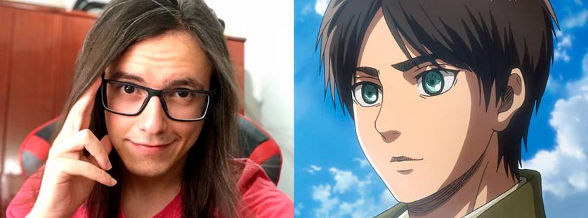 Anime Dublado on X: Feliz aniversário Lucas Almeida (@DublandoCoisas)! 🎂  Nos animes, Lucas é conhecido por dar voz a personagens como Eren Jaeger em  Attack on Titan, Shōyō Hinata em Haikyū!!, Soul