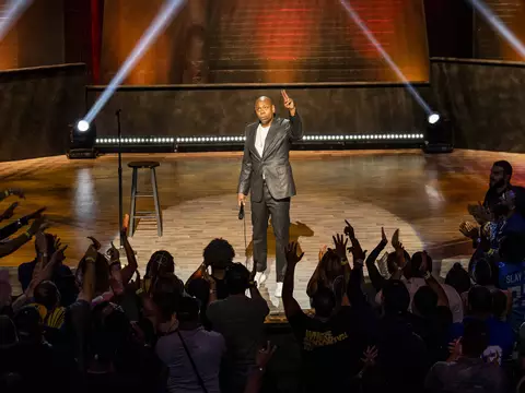 Cena do especial The Closer, de Dave Chappelle, na Netflix (Netflix/Divulgação)