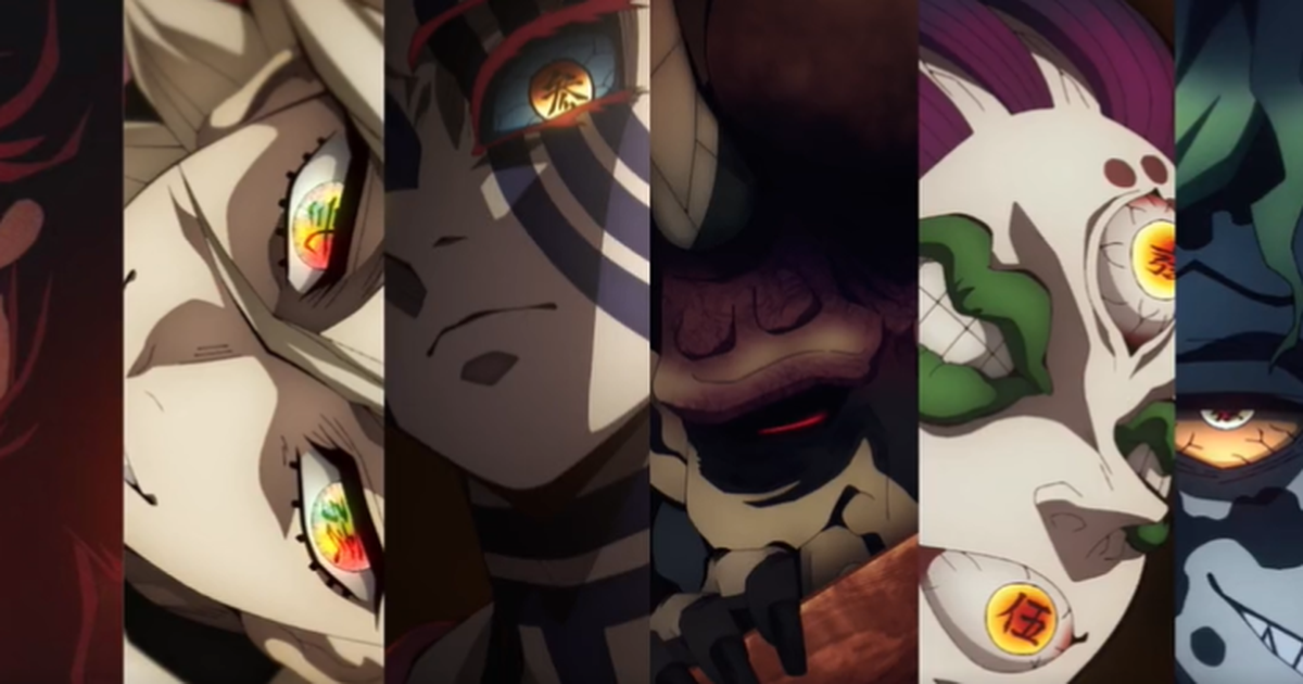 Demon Slayer  Vídeo revela aparência das Luas Superiores no anime