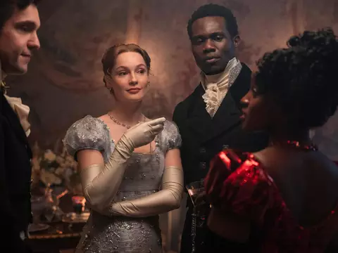 Francesca, John e Michaela em Bridgerton (Divulgação/Netflix)