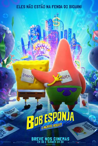 Cartaz de Bob Esponja - O Incrível Resgate/Paramount