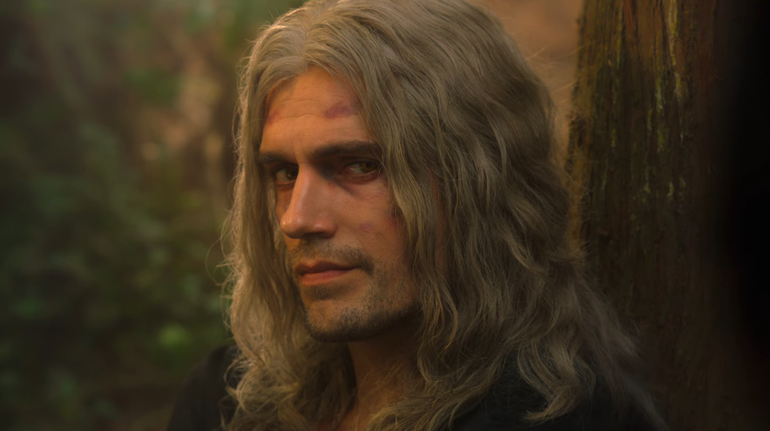 Geralt olha para Milva.