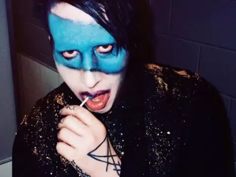 O músico Marilyn Manson (Divulgação)