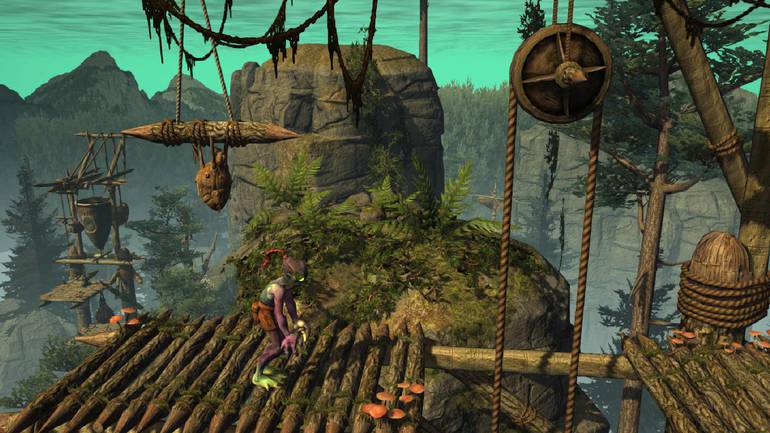 Tela de Oddworld: Abe’s Oddysee.