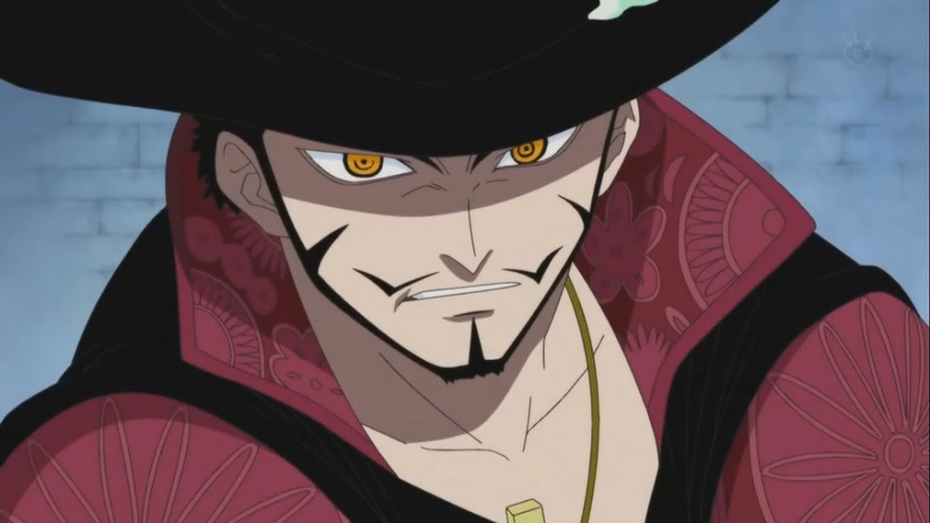 Reação de Zoro após Mihawk entregar a espada mais forte do mundo