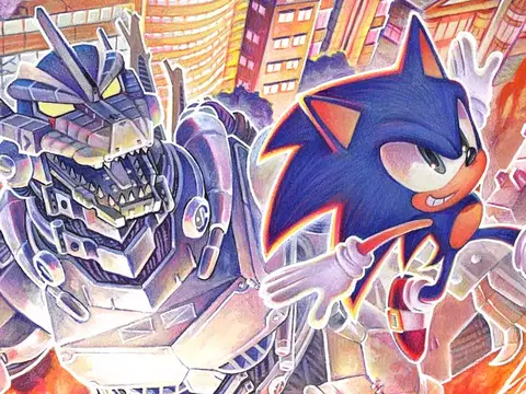 Sonic e Godzilla