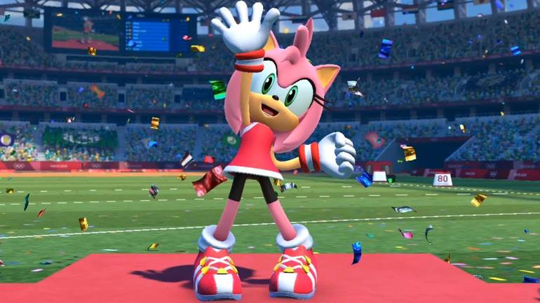 Amy em Mario & Sonic at the Olympic Games 2020 