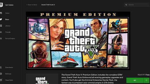 GTA 5 grátis rendeu mais de 7 milhões de cadastros na Epic Games