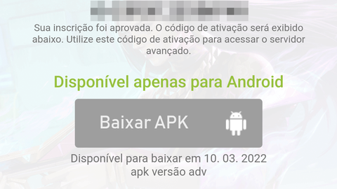 Como BAIXAR o APK do SERVIDOR AVANÇADO do FREE FIRE