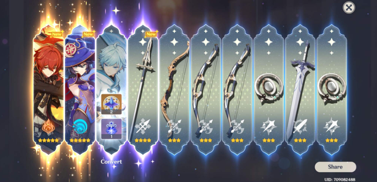 Reroll rápido Genshin Impact: Como conseguir personagem 5 estrelas