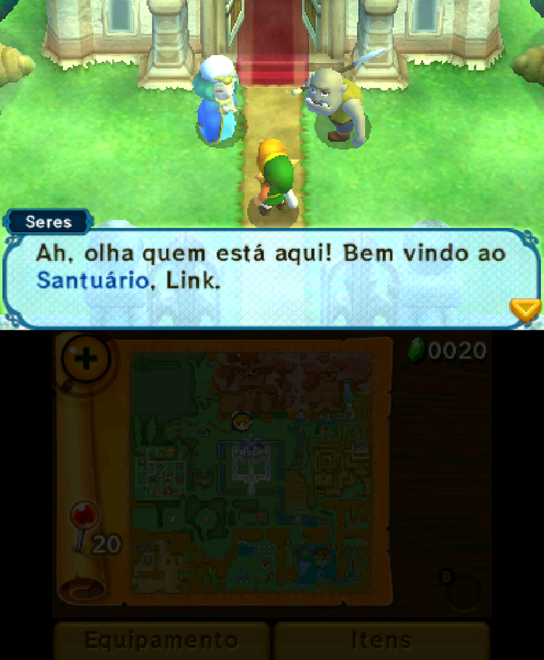 Traduções de jogos – Hyrule Legends