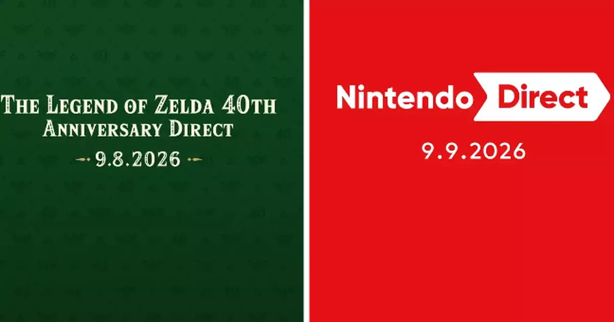 Nintendo anuncia diretos imperdíveis sobre Zelda e novos jogos