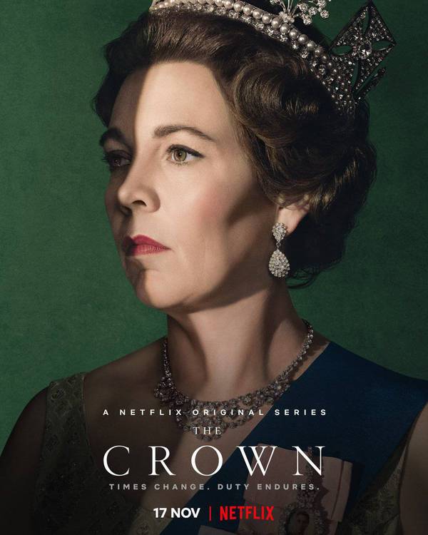 Imagem promocional de The Crown com Olivia Colman/Netflix