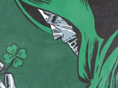 Arte de Doutor Destino, vilão do próximo filme dos Vingadores, divulgad apor Robert Downey Jr./Instagram/Reprodução