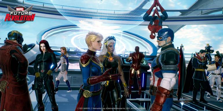 Heróis se reúnem em Marvel Future Revolution.