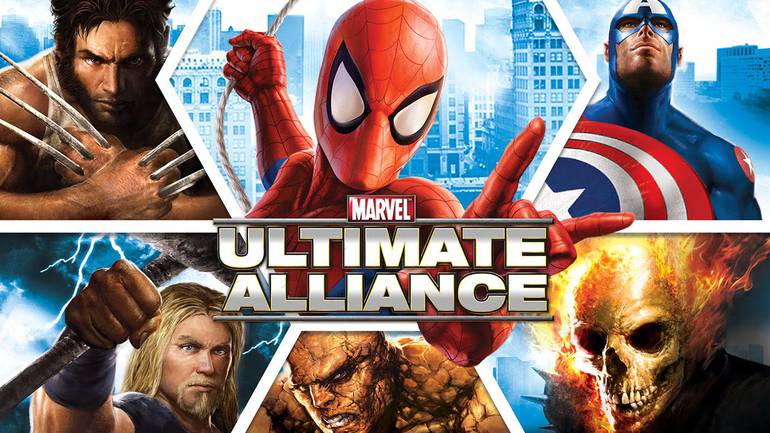 Capa do primeiro Marvel Ultimate Alliance.