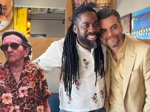 Wagner Moura e Lázaro Ramos se reúnem em Los Angeles; veja