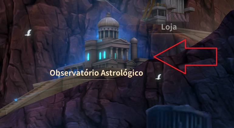 Observatório Astrológico no morro do jogo.