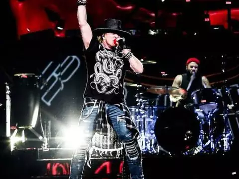 Guns N' Roses em show (Instagram/Reprodução)