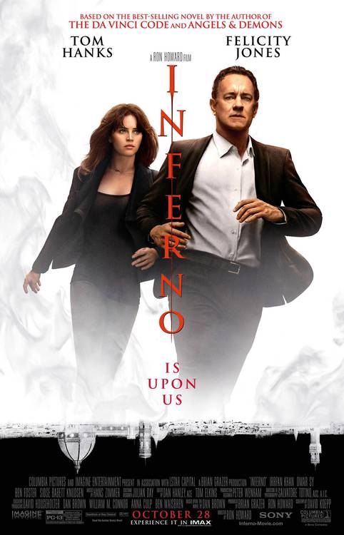 Tom Hanks lança 'Inferno', filme baseado em livro de Dan Brown -  Entretenimento - Jornal VS