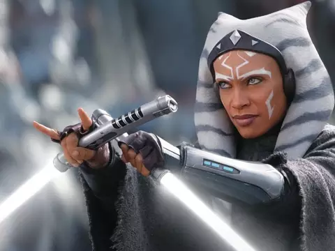 Rosario Dawson como Ahsoka (Lucasfilm/Reprodução)
