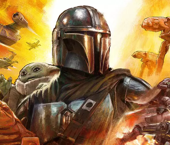O Mandaloriano e Grogu Star Wars