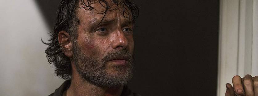 Andrew Lincoln como Rick Grimes em The Walking Dead